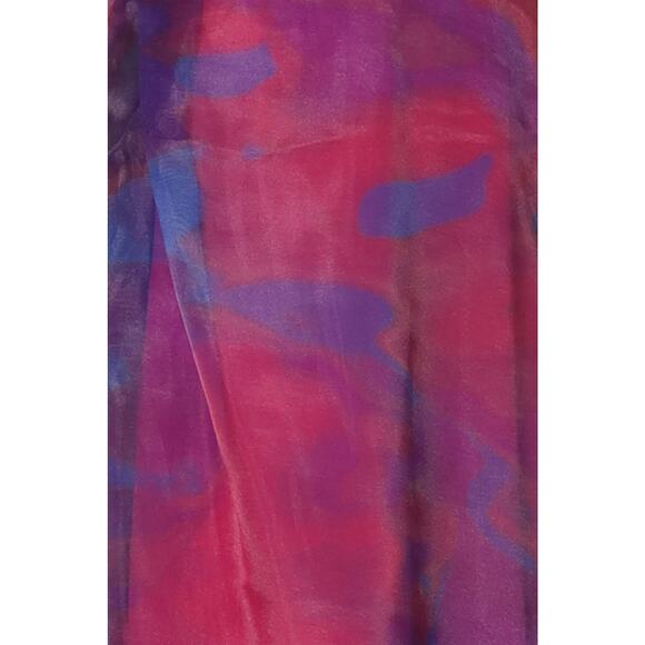 NWT RENE RUIZ $1,800 ONE SHOULDER A-LINE ORGANZA GOWN Sz 8 - Picture 3 of 5